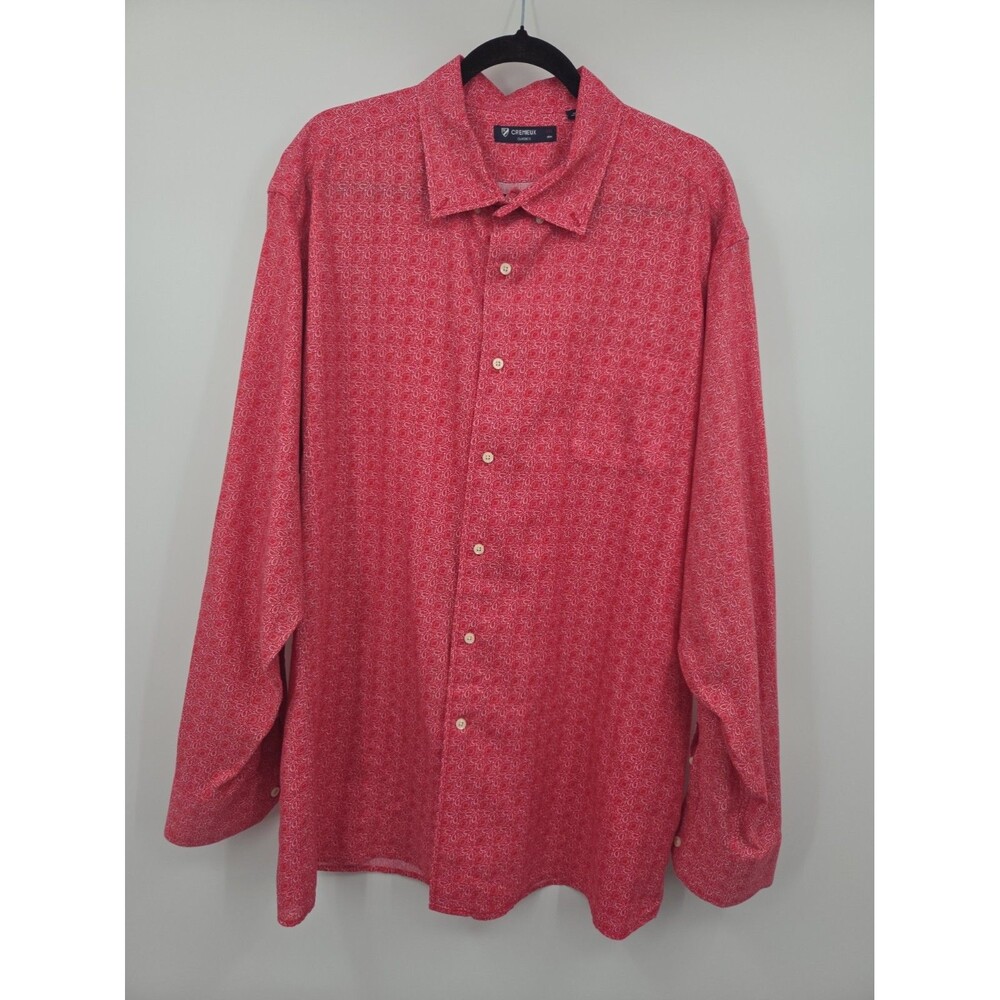 Cremieux Paisley Shirt Sz XXL Preppy Office Career Casual